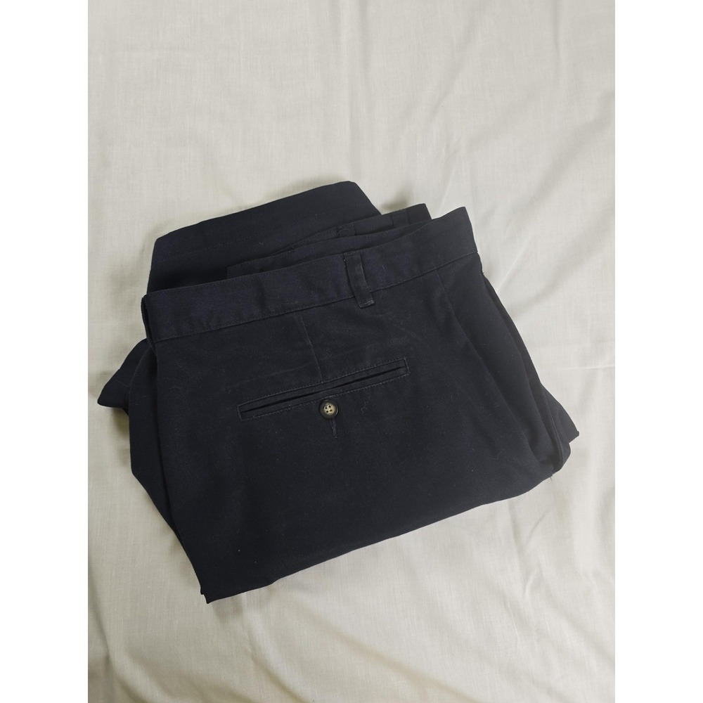 Cutter & Buck Shorts Mens 36 Navy Blue Dri-Release Golf Pleated Performance